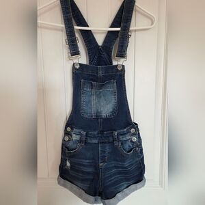 Hot Kiss Denim Shortalls Size 3